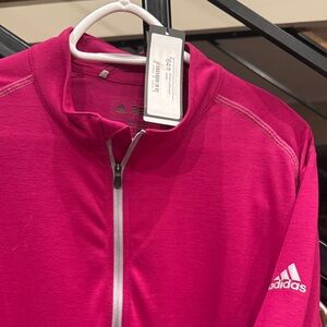 Adidas Golf NWT ⛳️ Fuchsia Lightweight quarter zip